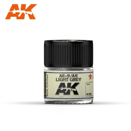 PINTURA REAL COLORS AE-9 / ALL LIGHT GREY (10 ml) - AK RC308