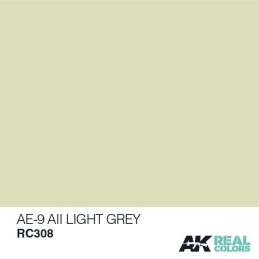 PINTURA REAL COLORS AE-9 / ALL LIGHT GREY (10 ml) - AK RC308