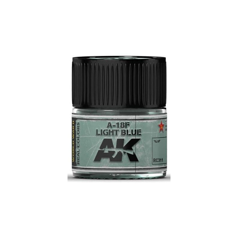 PINTURA REAL COLORS A-18f LIGHT GREY-BLUE (10 ml) - AK RC311