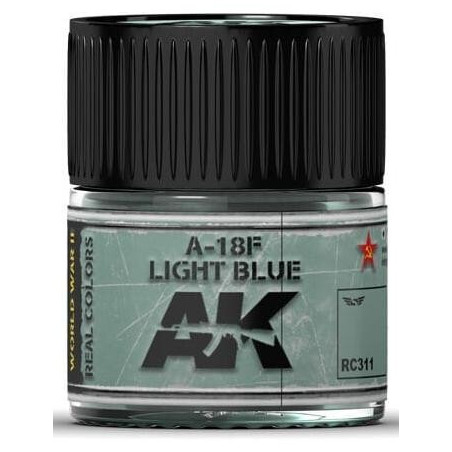 PINTURA REAL COLORS A-18f LIGHT GREY-BLUE (10 ml) - AK RC311