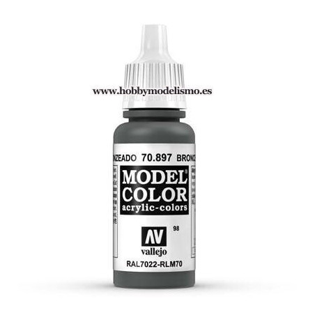 PINTURA VERDE EXTRA OSCURO ALEMAN CAMUFLAJE VALLEJO MODEL COLOR