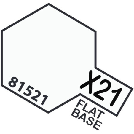 PINTURA ACRILICA FLAT BASE X-21 (10 ml)