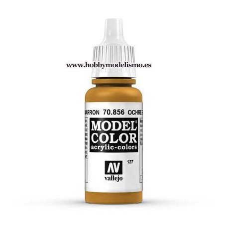 PINTURA ACRILICA OCRE MARRON (17 ml) Nº127 VALLEJO MODEL COLOR