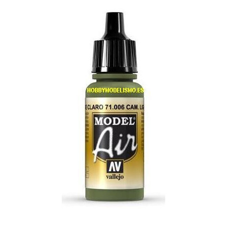 PINTURA ACRILICA CAMUFLAGE VERDE CLARO (17 ml)