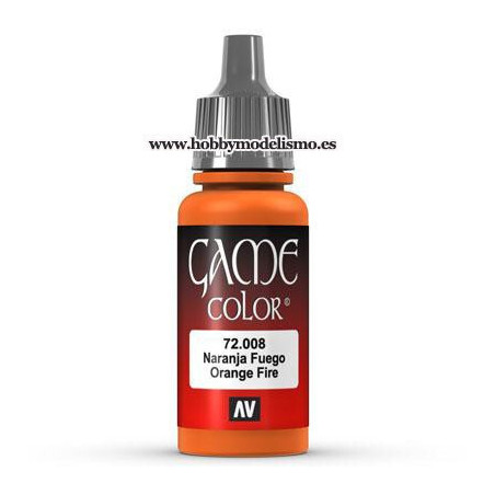 PINTURA ACRILICA NARANJA FUEGO (17 ml)