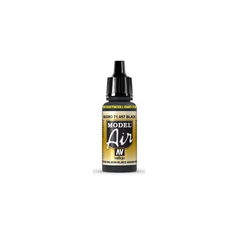 PINTURA ACRILICA NEGRO (17 ml)