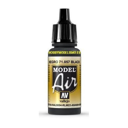 PINTURA ACRILICA NEGRO (17 ml)