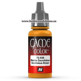 PINTURA ACRILICA MARRON ESCROFULOSO (17 ml)