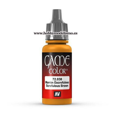 PINTURA ACRILICA MARRON ESCROFULOSO (17 ml)