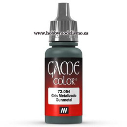 PINTURA ACRILICA GRIS METALIZADO (17 ml)