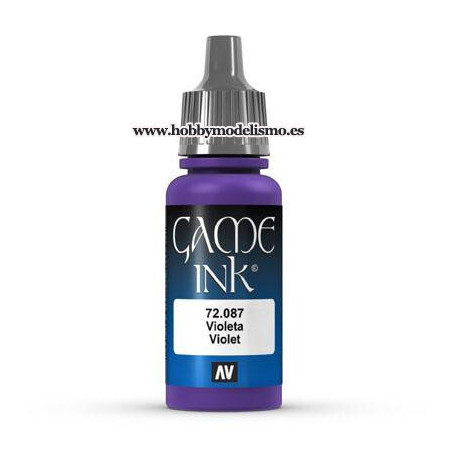 PINTURA ACRILICA TINTA VIOLETA (17 ml) vallejo-game-color