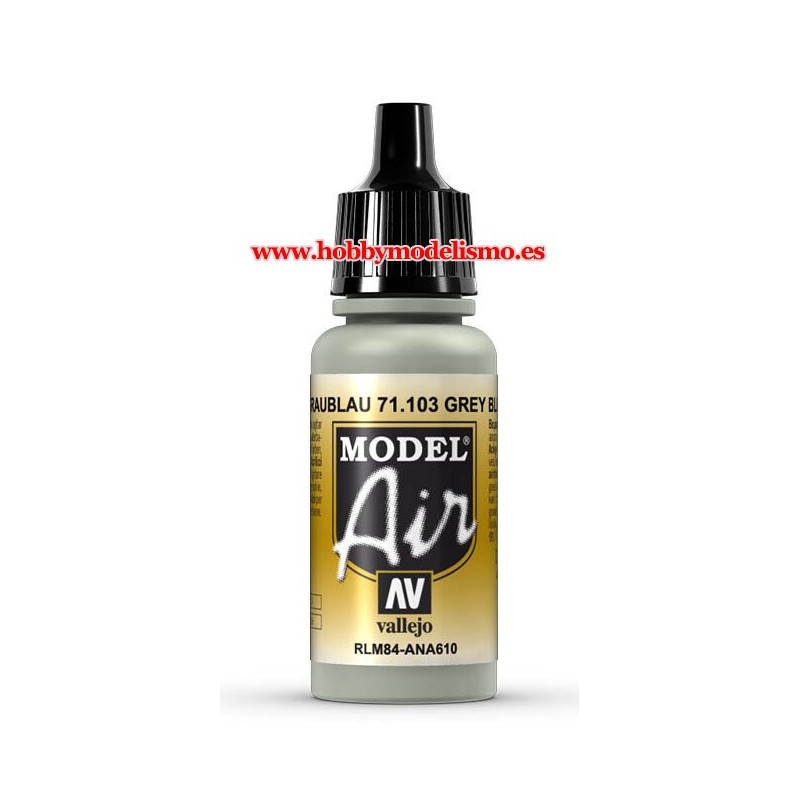 PINTURA ACRILICA GRIS R.L.M. 84 (17 ml) acrilicos vallejo modelair