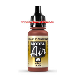 PINTURA ACRILICA MARRON R.L.M. 26 (17 ml)