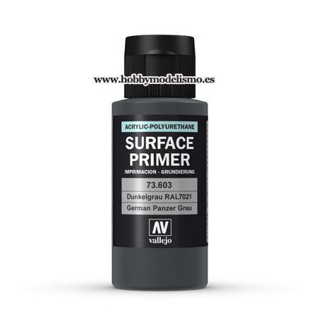 SURFACE PRIMER: GRIS PANZER RAL 7021 (60 ml)