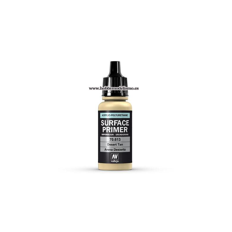 SURFACE PRIMER CAMUFLAJE DESIERTO (17ml)  IMPRIMACION ACRILICA VALLEJO