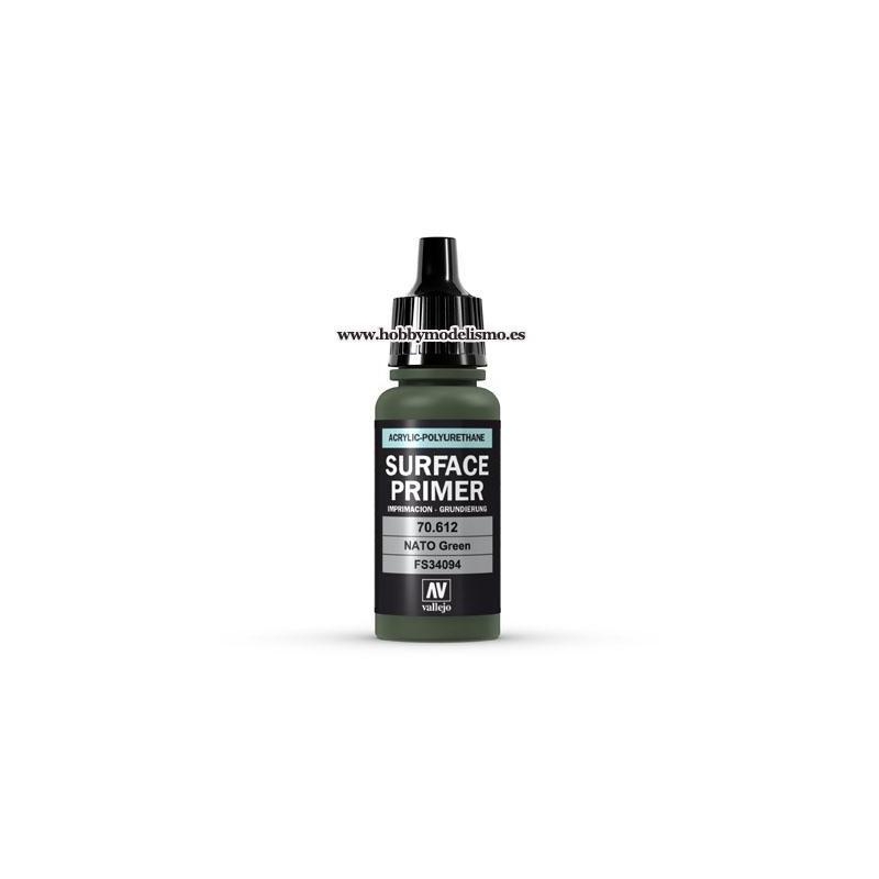 SURFACE PRIMER: VERDE OTAN FS34094(17 ml)  IMPRIMACION ACRILICA VALLEJO