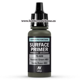 SURFACE PRIMER: VERDE RUSO 4BO (17 ml)  IMPRIMACION ACRILICA VALLEJO