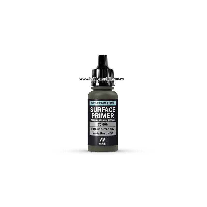 SURFACE PRIMER: VERDE RUSO 4BO (17 ml)  IMPRIMACION ACRILICA VALLEJO