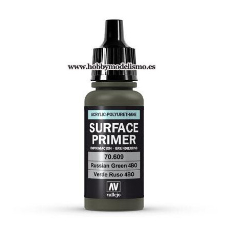 SURFACE PRIMER: VERDE RUSO 4BO (17 ml)  IMPRIMACION ACRILICA VALLEJO