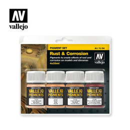 SET PIGMENTOS OXIDO Y CORROSION - VALLEJO 73194