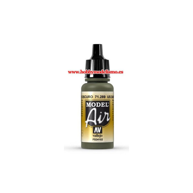 PINTURA ACRILICA VERDE OSCURO U.S. (17 ml)