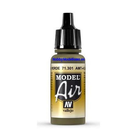 PINTURA ACRILICA VERDE CAMUFLAJE AMT-4 (17 ml)