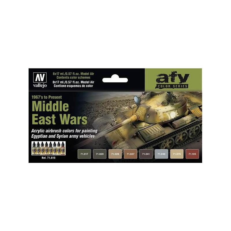 AFV Series: GUERRAS ORIENTE MEDIO - Acrylicos Vallejo 71619