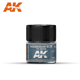 PINTURA REAL COLORS AGGRESSOR BLUE FS35109 (10 ml) - AK RC234