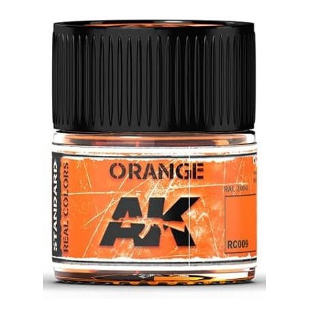 PINTURA REAL COLORS NARANJA (10 ml) - AK RC009