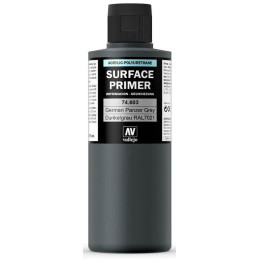 SURFACE PRIMER: GRIS PANZER RAL 7021 (200 ml)