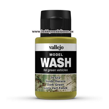 MODEL WASH (35 ml) VERDE OSCURO- vallejo