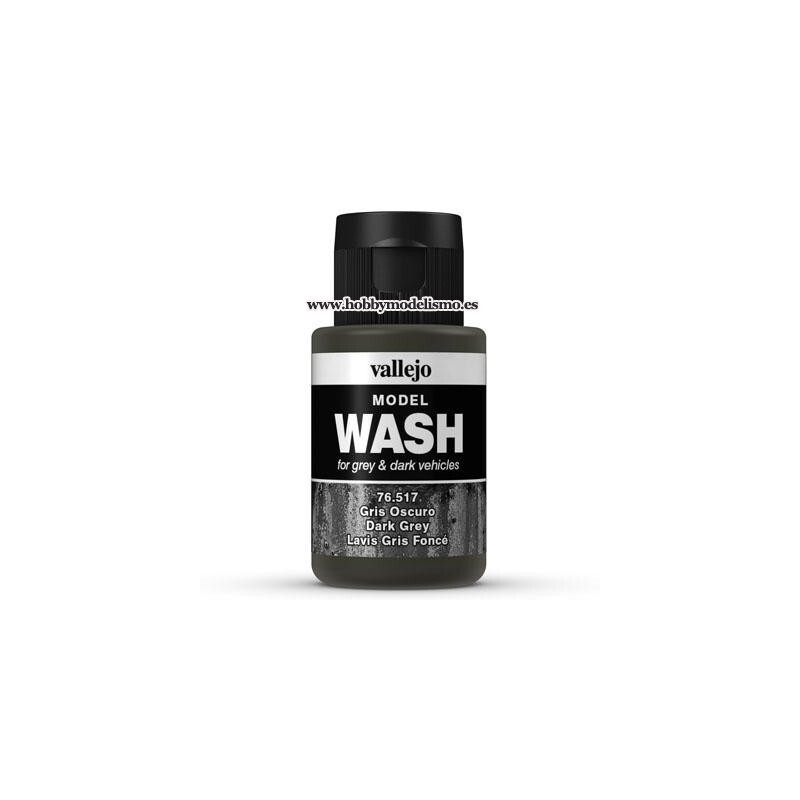 MODEL WASH (35 ml) GRIS OSCURO vallejo 76517