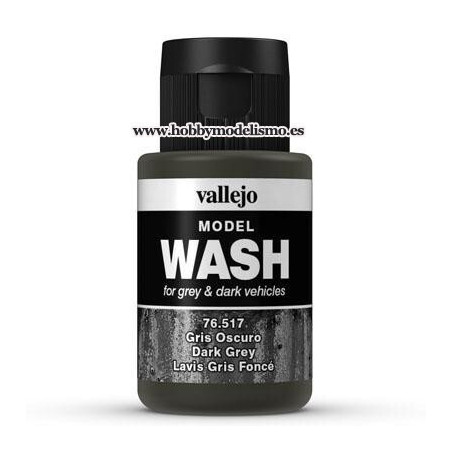 MODEL WASH (35 ml) GRIS OSCURO vallejo 76517