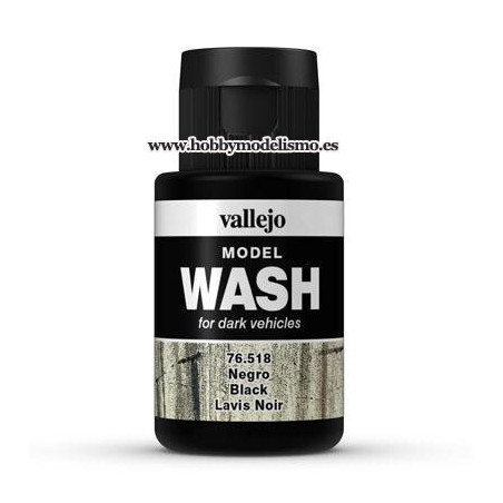 MODEL WASH (35 ml) NEGRO vallejo 76518