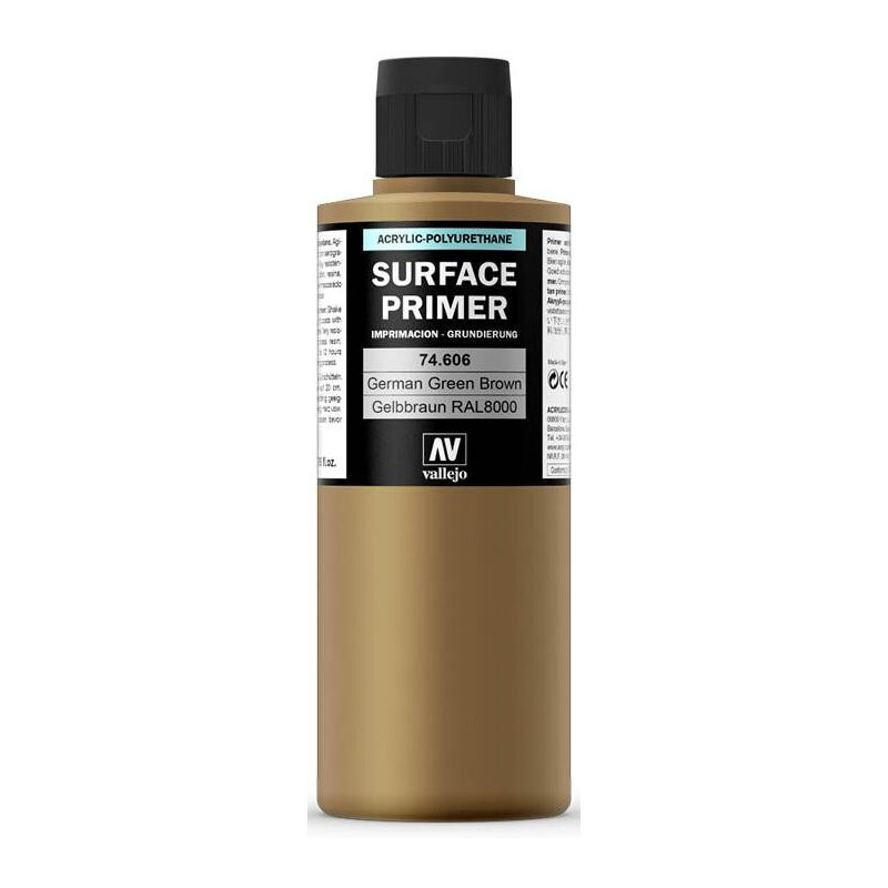 SURFACE PRIMER: GELBBRAUN RAL 8000 (200 ml)