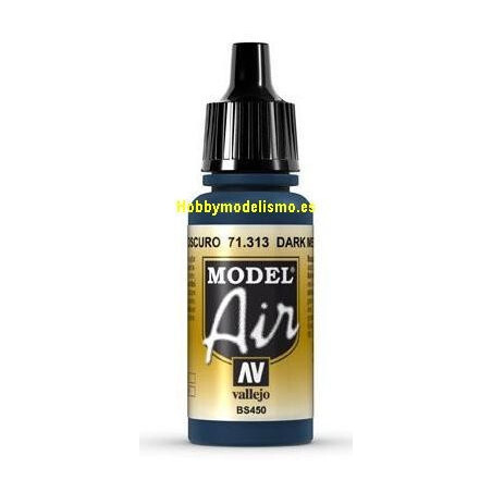 PINTURA ACRILICA AZUL MEDITERRANEO OSCURO (17 ml)