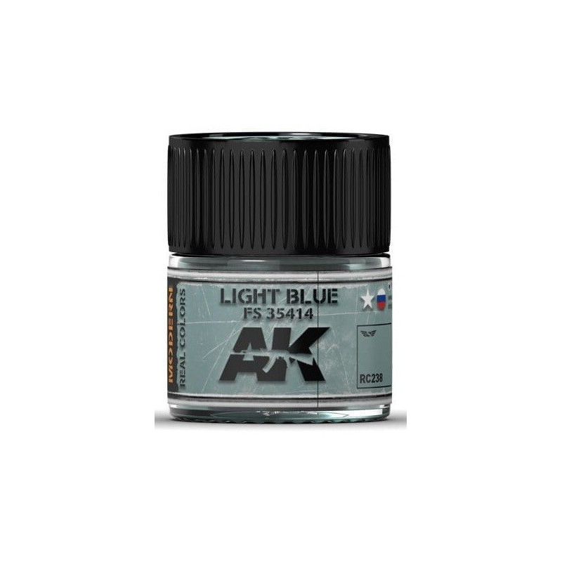 PINTURA REAL COLORS AZUL CLARO FS35414 (10 ml) - AK REAL COLOR RC238