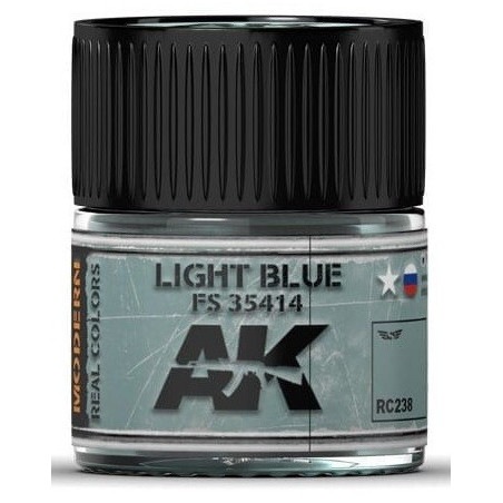 PINTURA REAL COLORS AZUL CLARO FS35414 (10 ml) - AK REAL COLOR RC238