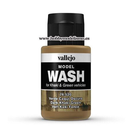 MODEL WASH: VERDE CAQUI OSCURO (35 ml) vallejo 76520