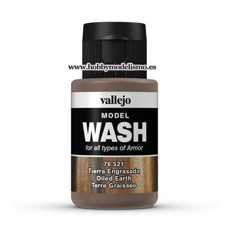 MODEL WASH: TIERRA ENGRASADA (35 ml) vallejo 76521