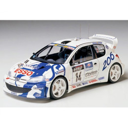 PEUGEOT 206 WRC99 -Escala 1/24- Tamiya 24221