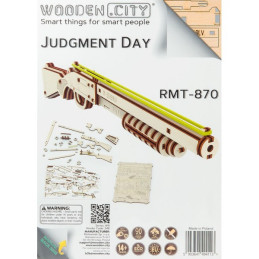 KIT MADERA SUPERFAST ESCOPETA JUDGMENT DAY RMT-870 -42 piezas- Wooden City 494113