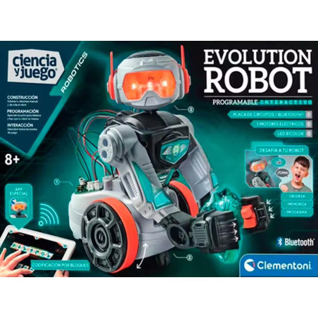 ROBOTICS: KIT EVOLUTION ROBOT- Clementoni 55512