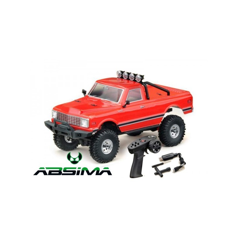 COCHE RC 1:18 Micro Crawler C10 Pickup* red RTR