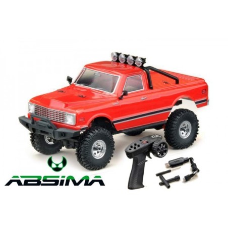 COCHE RC 1:18 Micro Crawler C10 Pickup* red RTR