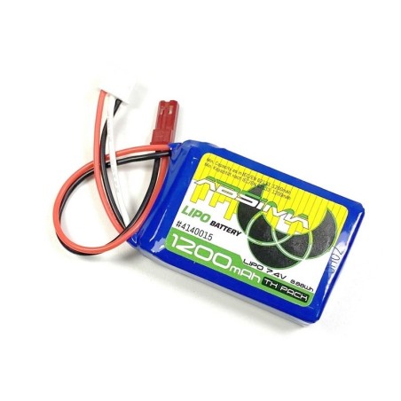 BATERIA TX LiPo 2S 7.4V 1200mAh SC BEC