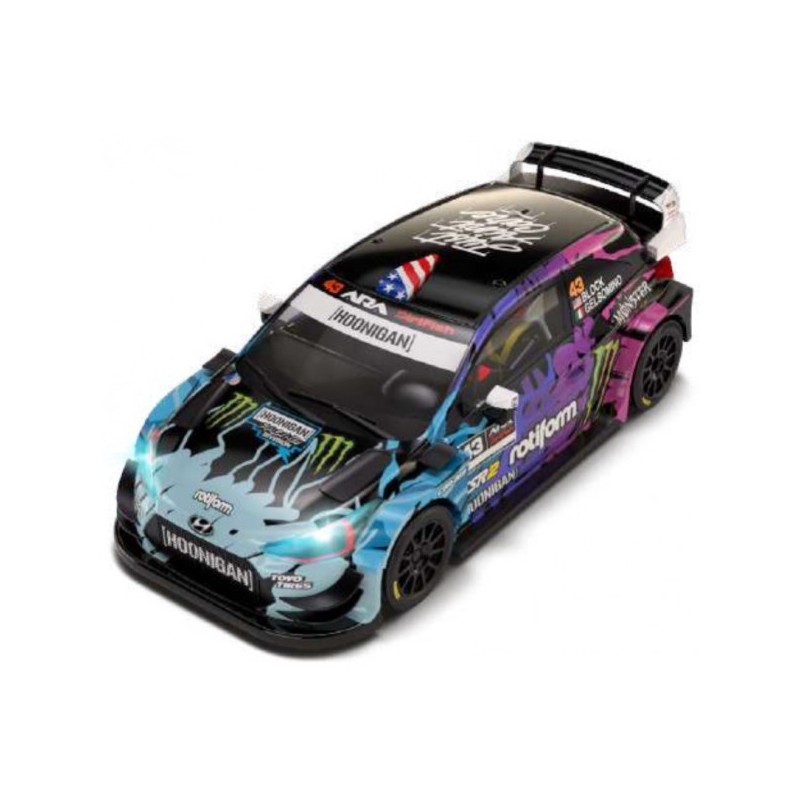 ADVANCE Hyundai i-20 WRC - Block -Escala 1/32- Scalextric E10454S300