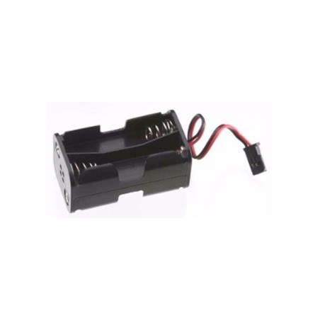 PORTAPILAS 4AA CONECTOR FUTABA - DISMOER 51226