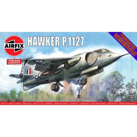 HAWKER P.1127 Vintage Classic -Escala 1/72- Airfix A01033V