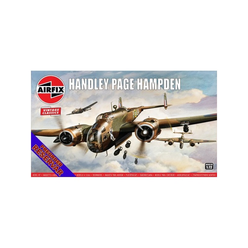 HANDLEY PAGE HAMPDEN MK-II Vintage Classics -Escala 1/72- Airfix A04011V